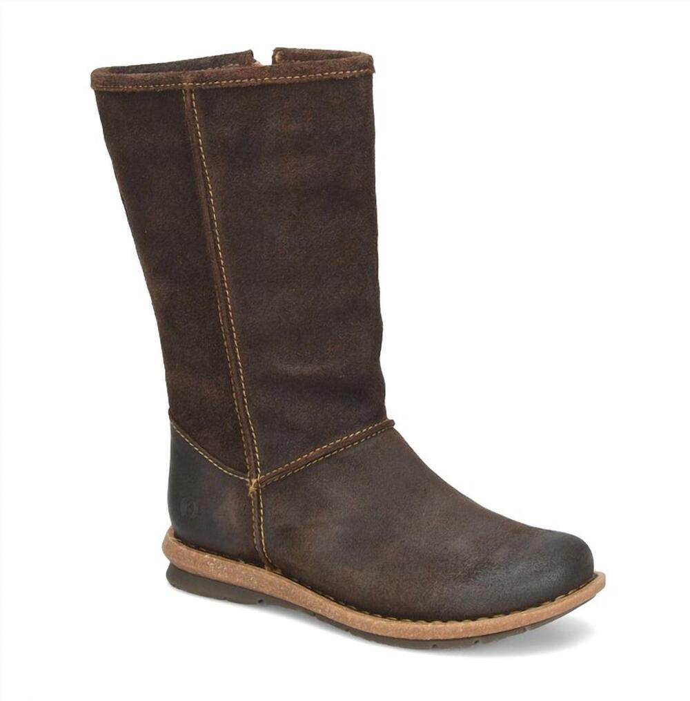 NEW BORN women's salee mid-height boot in chocolate